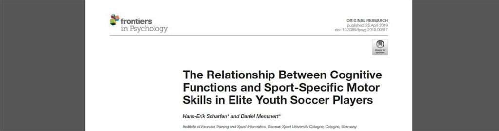 Research of the brain's role in soccer skills development.