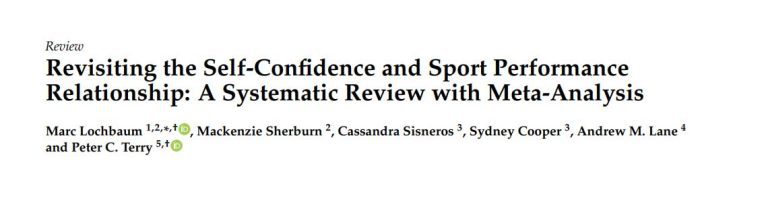 The Relationship Between Self Esteem And Sport Performance